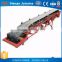 China mobile lime sawdust sand pvc green belt conveyor for sale