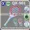 QX901-2 Mosquito Insect Killer Torch 5+1 Mosquito Catcher Rechargable Electric Mosquito Swatter