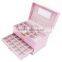 Durable exported beautiful pu leather drawer jewelry box