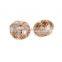 Fashion Gold-Tone Round Brass Beads High Qulity Metal Beads DIY Jewelry Accessories