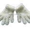 white cotton hand glove