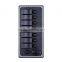 7 Gang LED Marine Boat Aluminum Rocker Switch Panel With Power Socket