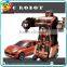 Hot sales high quality plastic car robot toys