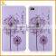 color printing wallet leather flip cover case for huawei P8