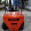 4000kg hydraulic diesel forklift, 3 stage 5m mast, with double front tires, with Japanese Mitsubishi S4S engine