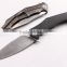 OEM 9CR18MOV stainless steel folding camping knife with G10 handle