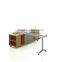 office manager table design office desk with side return office workstation with alloy base