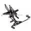 CNC Alloy Aluminum Adjustable Motorcycle Rearsets Rear set For Honda CBR600RR CBR1000RR CBR900RR