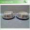 Factory price wholesale ceramic dog bowl with paw printed