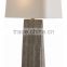 high quality square wood table lighting with retangular shade