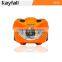 Amazon hot selling 3 aaa battery super bright rohs headlamp oem with logo