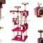 plush cat shaped deluxe pet cat condo cat tree