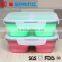 4 Components Collapsible Food Container Silicone Storage Lunch Box