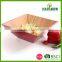 Red Bamboo Salad Bowl