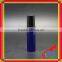perfume glass bottle with blue glass roll on bottle with blue glass roll on bottle