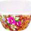 mini plastic salad bowl with lid for children