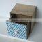 One mini wood chest of drawers