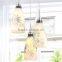 three lights indoor glass round pendant lamp covers,holiday lighting cover