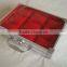 Good watch case,ABS panel watch box leather luxury,aluminum branded watch box