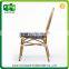 factory custom Timeproof Non-wood Aluminum salon furniture waiting room rattan chair