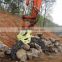 hitachi zx350lch Excavator Rotating Stone Grapple/ Rock Grapple