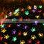 Newest Efficient Solar creative christmas decor Peach blossom led light