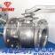 Wenzhou JIS 2PC Stainless Steel Flange Full Bore Ball Valve