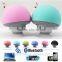 Cute mushroom bluetooth speaker , Fasion mini speaker with sucker , good Promotion gift speaker.