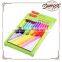 Plastic Crayon Sticks Block 12 Colors Wax Crayon Non-toxic Eraseable Crayon for Children School Office Art Supplies