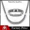 men biker chain jewelry set fashion wholesale jewelry chain necklace