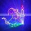 2.5W RGB 25kpss ILDA Animation laser light logo projector