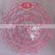 21 Inch Red Silk Screen Printing Clear POE Transparent Umbrella