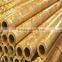 brass tube with round square or hexagonal shape hole