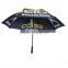 Hook Wood Handle Double Layer Inside Printed Promotion Umbrella