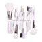High Quality White Makeup Brush Set for Eyebrow Brush With Synthetic Hair Women Make up Brush