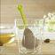 Tea Infuser Long Handled Pear Shaped Silicone Tea Strainer/Loose Tea Steeper Filter Food Safe Silicone