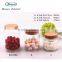 clear glass jar with cork lid