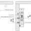 Furniture Hardware Kitchen Concealed Hanging Cabinet Hanger Bracket