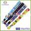 China wholesale high secure fabric wristband with plastic fastener