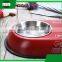 pet accessories eco anti slip stainless steel double cat dog pet feeder water food bowl
