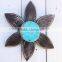 rustic wooden flower wall art summer decor