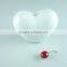 stock porcelain white lovely heart shaped money box