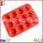 bpa free baking microwave oven 12 cup silicone muffin pan