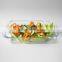 rectangle transparent glass baking dish plate for kitchen