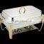 Stainless steel restaurant food warmer/chafing dish