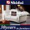 White antique french leather sofa 996