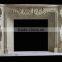 European Palace Style Large Marble Fireplace Mantel