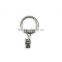Chrome Plated ID30mm & OD37mm Rod Ring With Clip Hanging / A Ring With A Clip / Iron Curtain Ring With Clip