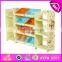 2015 New kids wooden wooden storage bin,popular children storage bin toy box,hot sale baby stackable and large size WJ278652