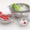 Best selling Silver Royal Style Two Ears Stainless Steel vegetable Strainer, Colander, Fruit Basket